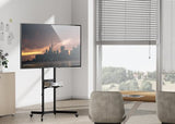 Manhattan Trolley Mount Stand for TV & Monitors, For screens 37" to 70", VESA compatibility: all between 200x200 to 600x400mm - check the dimensions of the four mounting holes on back of screen to ensure it fits, Max 70kg, Black, LFD, Bracket, Lifetime Wa