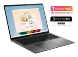 ASUS Vivobook S16 M3607KA-SH008W Copilot+ PC AMD Ryzen™ AI 7 350 Laptop 40.6 cm (16") WUXGA 32 GB DDR5-SDRAM 1 TB SSD Wi-Fi 6 (802.11ax) Windows 11 Home Grey