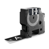 Dymo 1805432 Ribbon Vinyl white on black 24mmx5,5m for Dymo Rhino 6-24mm