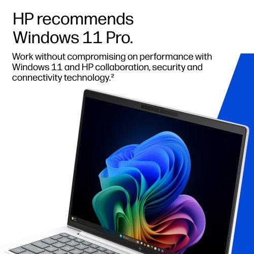 HP EliteBook 8 G2i 14 inch Notebook Next Gen AI PC Copilot+ PC Intel Core Ultra 5 Laptop 35.6 cm (14") WUXGA 32 GB LPDDR5x-SDRAM 512 GB SSD Wi-Fi 7 (802.11be) Windows 11 Pro Silver