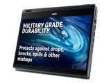 Acer TravelMate NX.VP5EK.00K laptop Intel® Core™ i5 i5-1135G7 Hybrid (2-in-1) 35.6 cm (14") Touchscreen Full HD 8 GB DDR4-SDRAM 256 GB SSD Wi-Fi 6 (802.11ax) Windows 10 Pro Education UK English Black