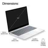 HP EliteBook 8 Flip G2i Next Gen AI Copilot+ PC Intel Core Ultra 5 325 Laptop 33.8 cm (13.3") Touchscreen WUXGA 32 GB LPDDR5x-SDRAM 512 GB SSD Wi-Fi 7 (802.11be) Windows 11 Pro Silver