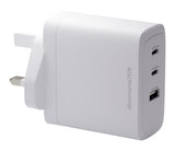 dbramante1928 IT - UK W. Charger - 2xUSB-C 100W + 1xUSB-A - WHT