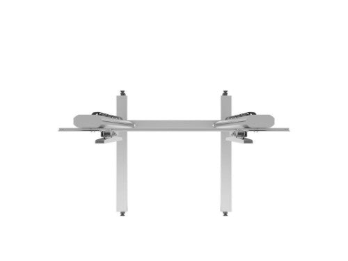 Multibrackets M Public Display Stand 180 Dual Pillar Wheelbase Silver