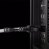 Lindy 2m Cat.6A S/FTP Locking Network Cable, Grey