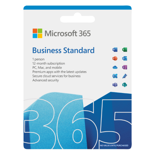 Microsoft Office 365 Business Standard Office suite 1 license(s) 1 year(s)