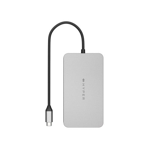 HYPER HDM1H laptop dock/port replicator USB 3.2 Gen 1 (3.1 Gen 1) Type-C Stainless steel