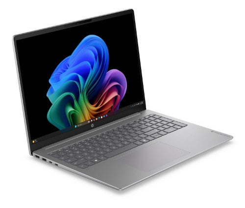 HP OmniBook 3 Laptop Next Gen AI 16-bz0013nax Copilot+ PC Snapdragon 40.6 cm (16") 2K 16 GB LPDDR5x-SDRAM 256 GB SSD Wi-Fi 6E (802.11ax) Windows 11 Home Silver