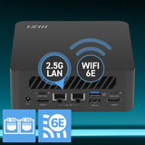 MSI Cubi Z AI 8M AMD Ryzen 7 8845HS, Desktop PC, SFF, Mini Computer, HTPC, (16GB RAM, 1TB Storage, Windows 11 PRO), AMD Radeon Graphics/DDR5/Dual HDMI/Dual LAN/WiFi 6E/BT 5.3/VESA