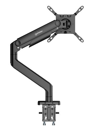 Manhattan Desk Mount for TV & Monitors (Full Motion Spring),For screens 13" to 42",C-Clamp or Grommet Assembly,VESA compatability:all between 75x75mm and 200x200mm -check the dimensions of the four mounting holes on back of screen to ensure it fits,Max 20