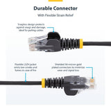 StarTech.com 2 m CAT6 Cable - Slim - Snagless RJ45 Connectors - Grey