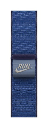 Apple MGD64ZM/A smart wearable accessory Band Blue Nylon, Recycled polyester, Spandex