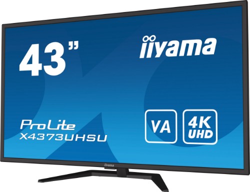 iiyama ProLite X4373UHSU-B1 computer monitor 108 cm (42.5") 3840 x 2160 pixels 4K Ultra HD Black