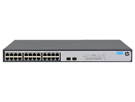 Hewlett Packard Enterprise 1420-24G-2SFP Unmanaged L2 Gigabit Ethernet (10/100/1000) 1U Grey