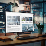 StarTech.com 24-inch 16:10 Anti-Blue Light Filter, BlueLight Screen Filter for 24in Computer Monitor, Reduces Eye Strain, Dual Mounting Options, TAA Compliant