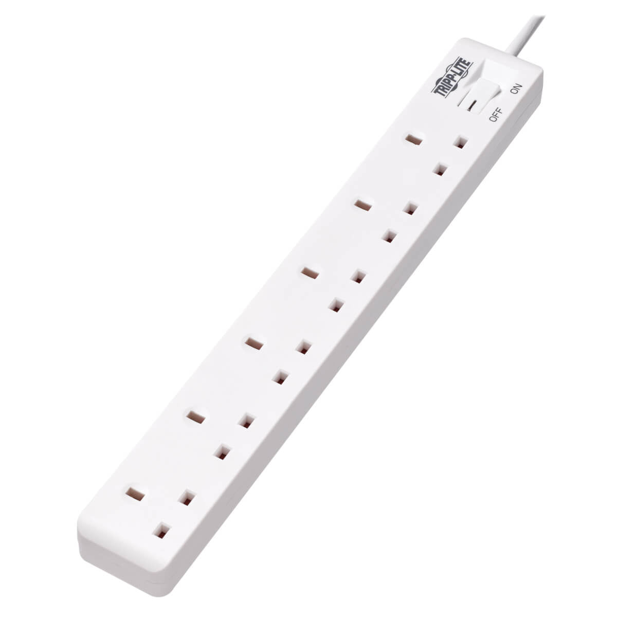 PS6B18 6-Outlet Power Strip - British BS1363A Outlets