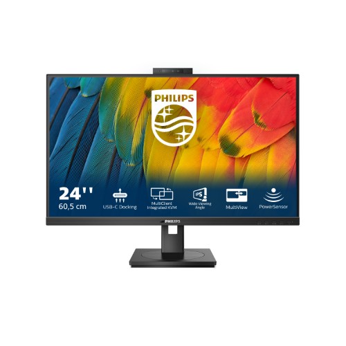 Philips 5000 series 24B1U5301H/00 computer monitor 60.5 cm (23.8") 1920 x 1080 pixels Full HD LCD Black