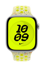 Apple MGC04ZM/A smart wearable accessory Band Yellow Aluminium, Fluoroelastomer