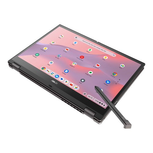 ASUS Chromebook CX34 Flip CB3401FBA-LZ0101 Intel® Core™ i7 i7-1255U 35.6 cm (14") Touchscreen WUXGA 8 GB LPDDR4x-SDRAM 512 GB SSD Wi-Fi 6E (802.11ax) ChromeOS Grey