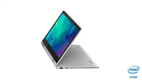 Lenovo IdeaPad Flex 3 11IGL05 Intel® Pentium® Silver N5030 Hybrid (2-in-1) 29.5 cm (11.6") Touchscreen HD 4 GB DDR4-SDRAM 64 GB eMMC Wi-Fi 5 (802.11ac) Windows 10 Home in S mode English Grey, Platinum