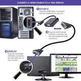 connektgear HDMI to VGA Active Adapter - Male to Female (HDMI Source)