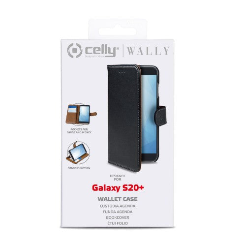 Celly WALLY mobile phone case 17 cm (6.7") Wallet case Black
