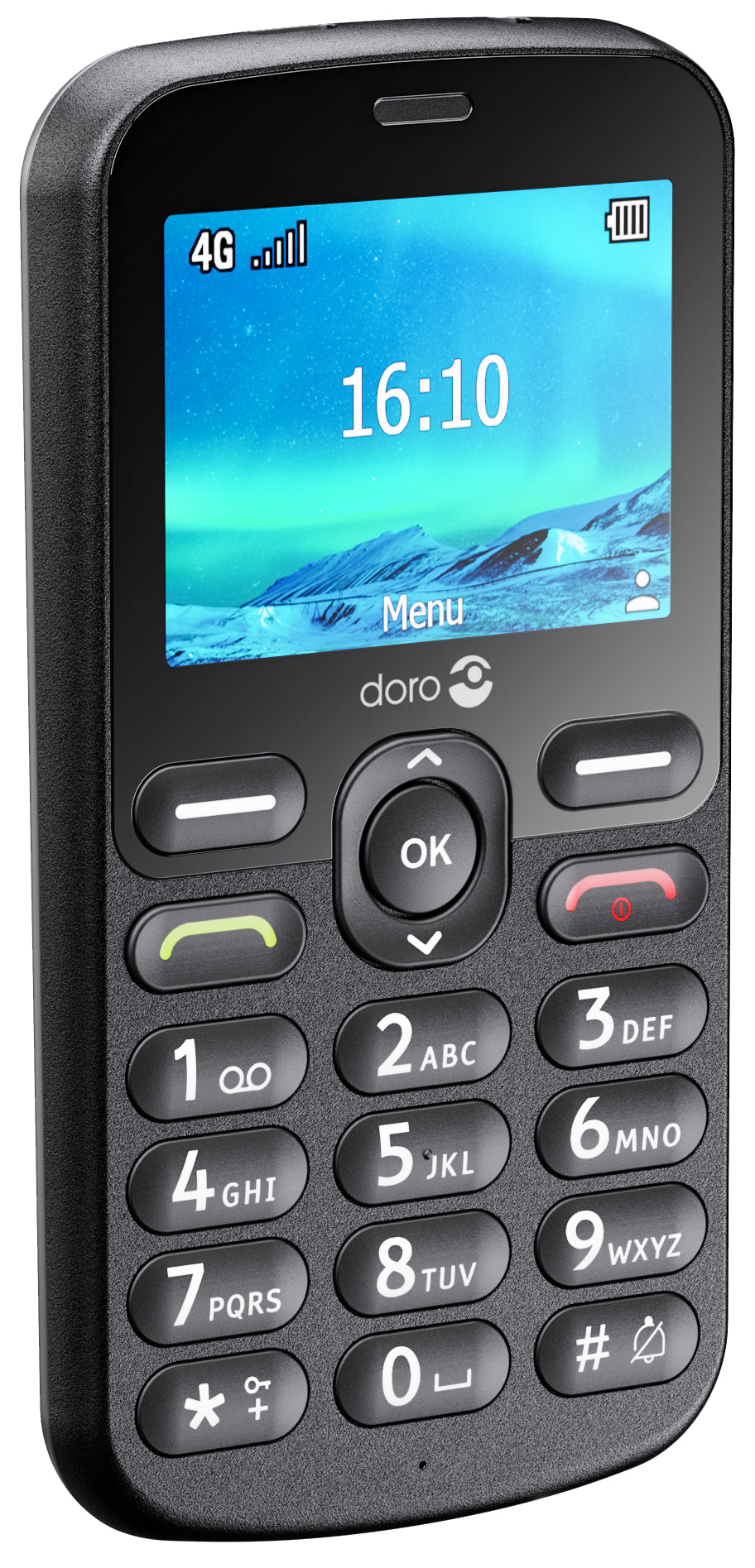 Doro 1880 113.7 g Black Entry-level phone  - Telecom & Navigation - Doro