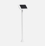Bouncepad Original Floorstanding Slim with USB Cable | Exposed Front Camera and Home Button | White | Samsung Galaxy Tab A9 and A11 8.7 Inch (2023 - 2025)