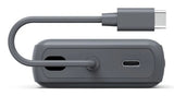 Hama “Travel” Power Pack with Cable, 10000mAh, 2 Outputs: 2x USB-C, anthracite