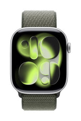 Apple MFFJ4ZM/A smart wearable accessory Band Green Nylon, Recycled polyester, Spandex