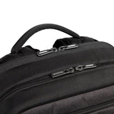 Targus CitySmart backpack Casual backpack Black, Grey Faux leather, Polyurethane (PU)