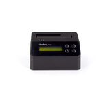 StarTech.com Single Bay Hard Drive Eraser, Standalone HDD/SSD Sanitizer, 4Kn, USB 3.0 to SATA III (6 Gbps), 9 Erase Modes, LCD Display, Secure Erase Hard Disk Sanitizer Dock, DB-9 Printer Port, TAA Compliant