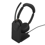 Jabra Evolve3 65 MS - USB-C with Dongle - Stereo (Charging Stand)