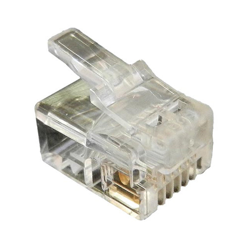 Cablenet RJ11 6P4C 24-26AWG Crimp Plug Stranded  - Computer Cables - Cablenet