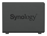 Synology DiskStation DS124 + 1 x HAT3300 4TB NAS Desktop Realtek RTD1619B 1 GB DDR4 HDD DiskStation Manager Black