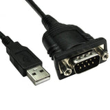 Cables Direct NLUSB-0039A serial cable Black 0.2 m DB-9 USB A