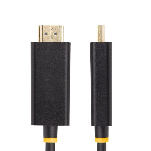 StarTech.com 4m DisplayPort to HDMI Adapter Cable, 4K 60Hz with HDR, DP to HDMI 2.0b, Active Video Converter, DisplayPort Desktop to HDMI Monitor