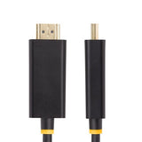StarTech.com 3m DisplayPort to HDMI Adapter Cable, 4K 60Hz with HDR, DP to HDMI 2.0b, Active Video Converter, DisplayPort Desktop to HDMI Monitor