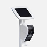 Bouncepad Floorstanding with Brother Printer mount tablet security enclosure White 24.6 cm (9.7")
