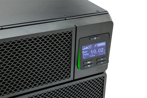 APC Smart-UPS On-Line, 5kVA, Rackmount 3U, 230V, 6x C13+4x C19 IEC outlets, Network Card, Extended runtime, W/ rail kit, 6-year warranty