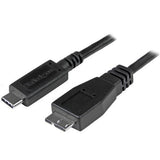 StarTech.com 3ft (1m) USB-C to Micro USB-B Cable, USB 10Gbps, Data Cord, 3A, USB C to Micro-B Data Transfer Cable