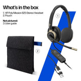 HP Poly Mission 825 Stereo USB Wired Headset (Bulk)