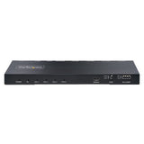 StarTech.com 4-Port HDMI Splitter, 4K 60Hz HDMI 2.0 Video, 4K HDMI Splitter w/ Built-in Scaler, HDMI Splitter 1 In 4 Out, 3.5mm/Optical Audio Port, HDMI Display/Output Splitter