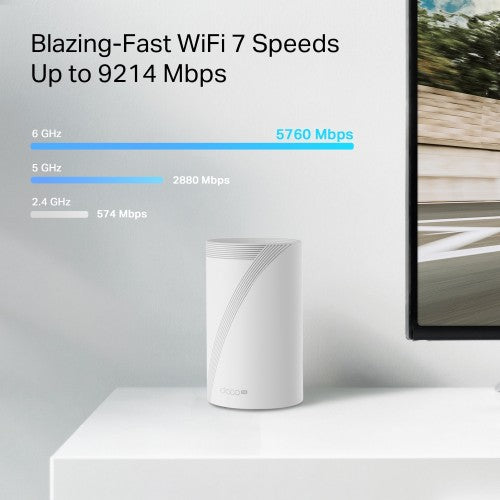 TP-Link 5G BE9300 Whole Home Mesh Wi-Fi 7 Router, Build-In 5G Modem