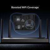 TP-Link Archer BE220 wireless router Gigabit Ethernet Dual-band (2.4 GHz / 5 GHz) Black