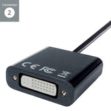 connektgear DisplayPort to DVI-I Active Adapter - Male to Female