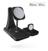 OtterBox Zens 4-in-1 Modular Wireless Charging Station, Black