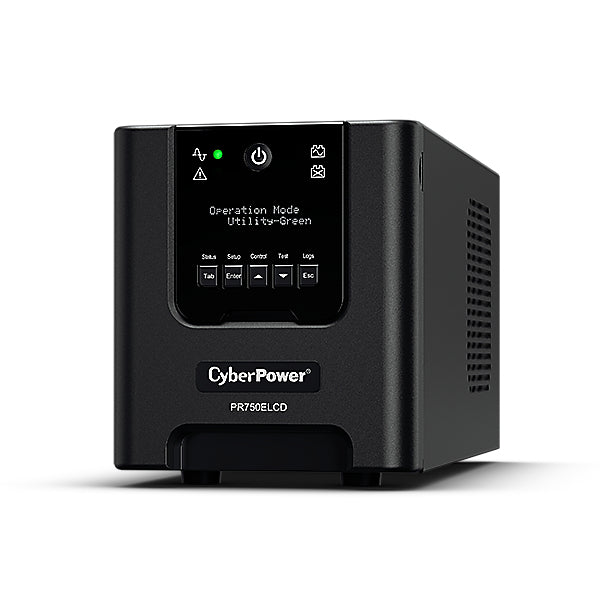 CyberPower PR750ELCD uninterruptible power supply (UPS) Line-Interactive 0.75 kVA 675 W 6 AC outlet(s)  - Batteries & Power Supplies - CyberPower