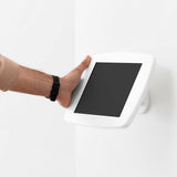 Bouncepad Original Wallmount | Covered Front Camera and Home Button | White | Samsung Galaxy Tab A9+ and A11+ 11-inch (2023 - 2025)