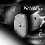 ALOGIC AMBT4KWH mouse Travel Ambidextrous RF Wireless + Bluetooth